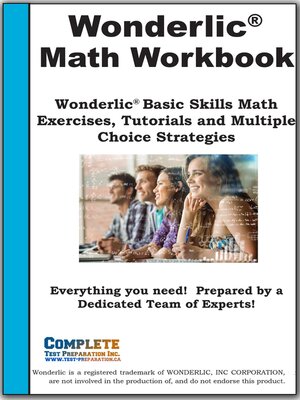 cover image of Wonderlic Math Workbook